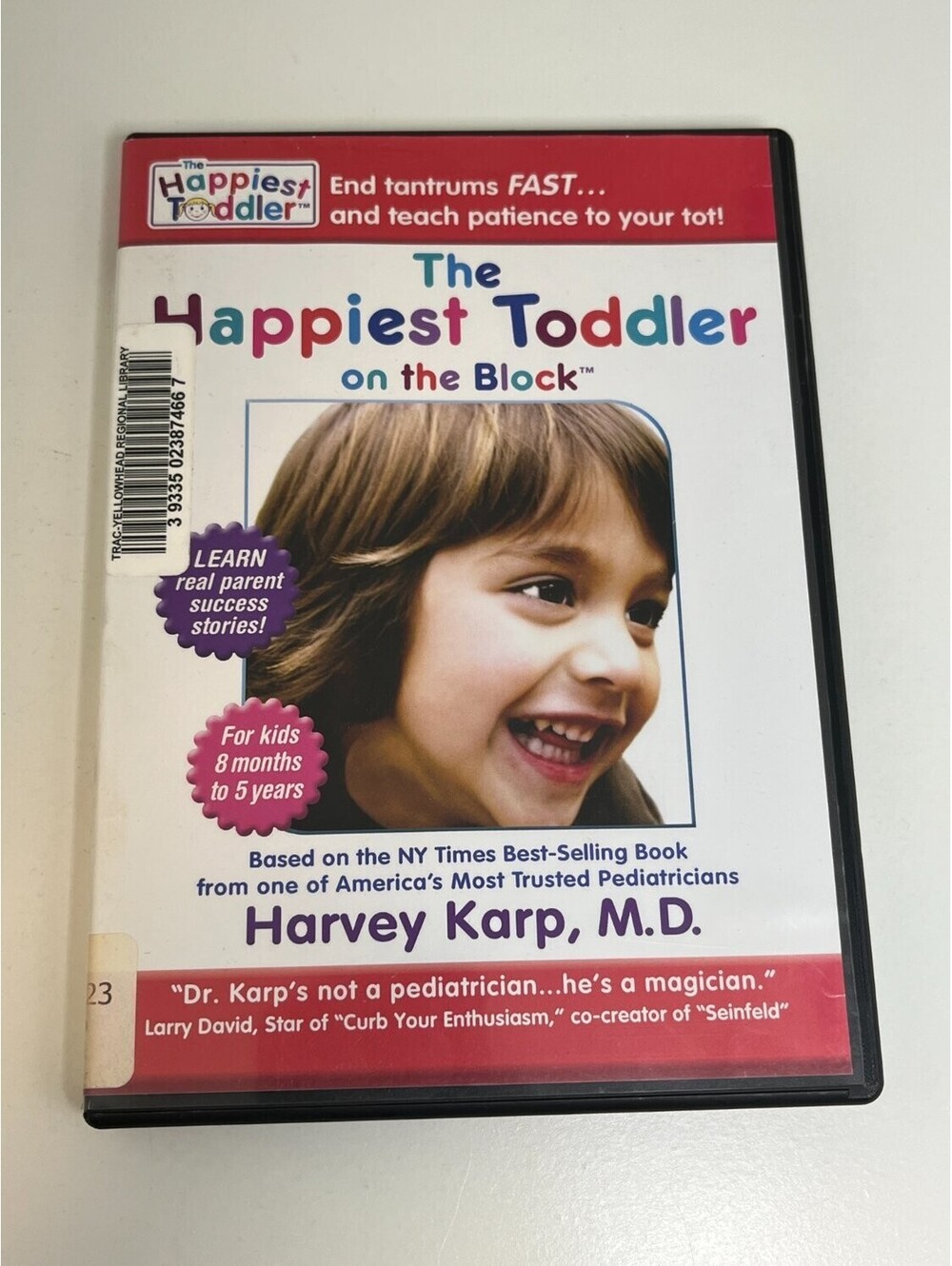 The Happiest Toddler on Block DVD Harvey Karp Educational